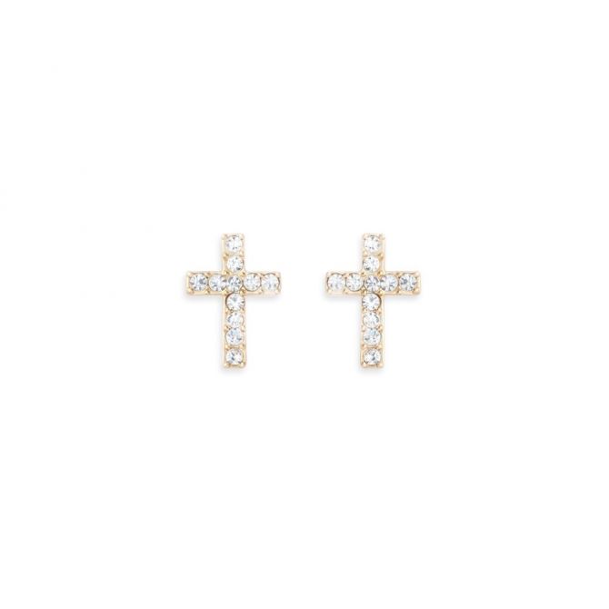 Spartina 449 Sea La Vie Have Faith / Cross Stud Earrings