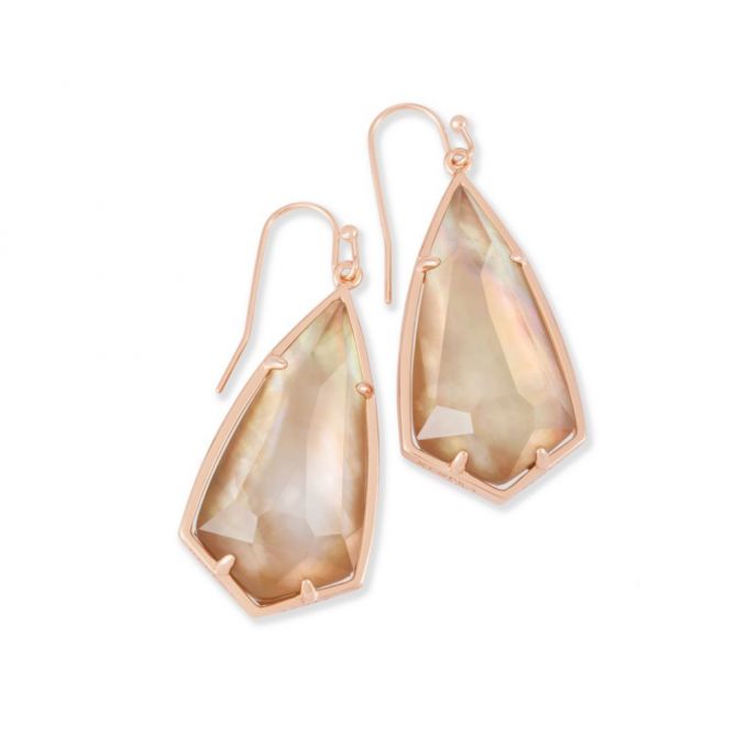 kendra scott brown pearl earrings