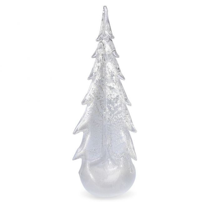 Simon Pearce Vermont Silver Leaf Evergreen, 14"