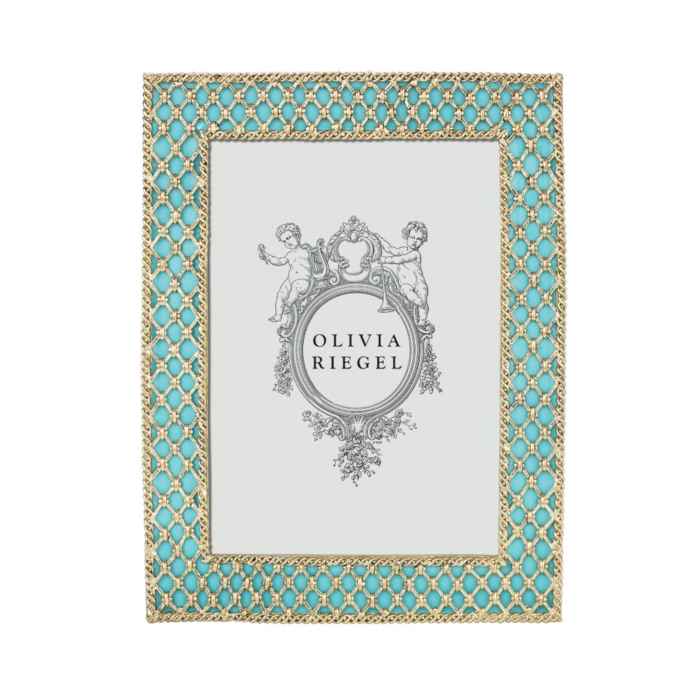 Olivia Riegel Turquoise Susie Frame, 5x7 | Borsheims