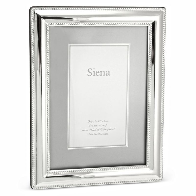 Tizo Siena Silverplate Picture Frame, 5x7 | 2252257 | Borsheims