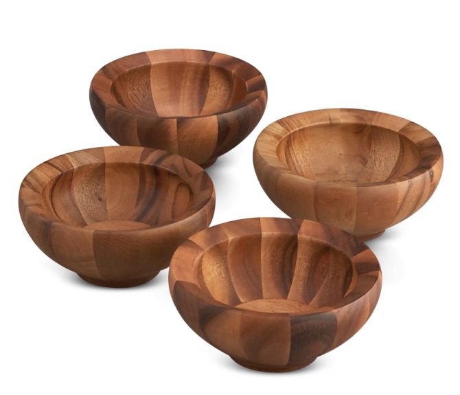 Nambe Yaro Individual Salad Bowls, Set of 4