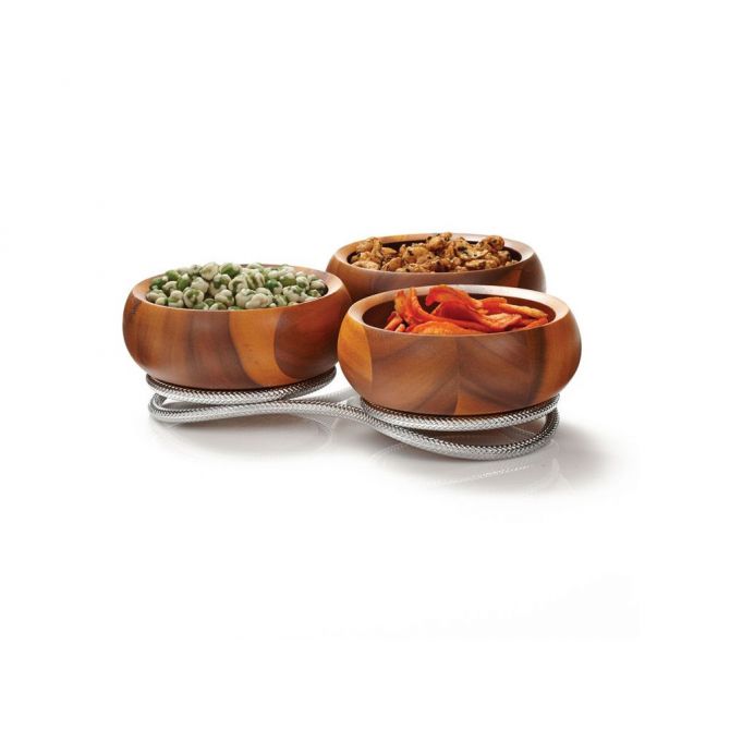 Nambe Braid Condiment Server