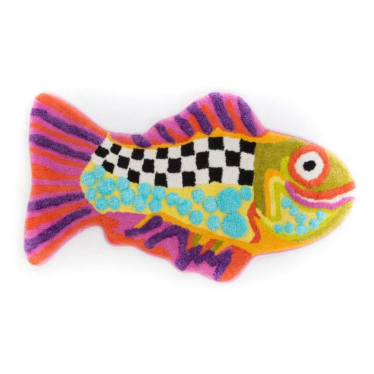 Mackenzie Childs Fish Bath Mat Borsheims