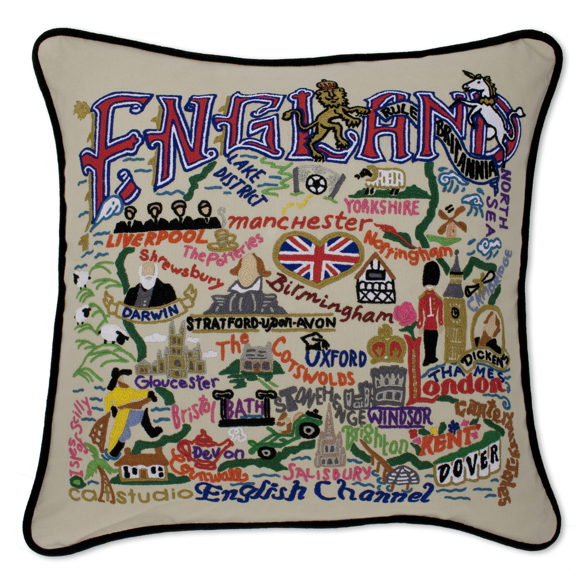 Catstudio England Pillow | 063ENG | Borsheims