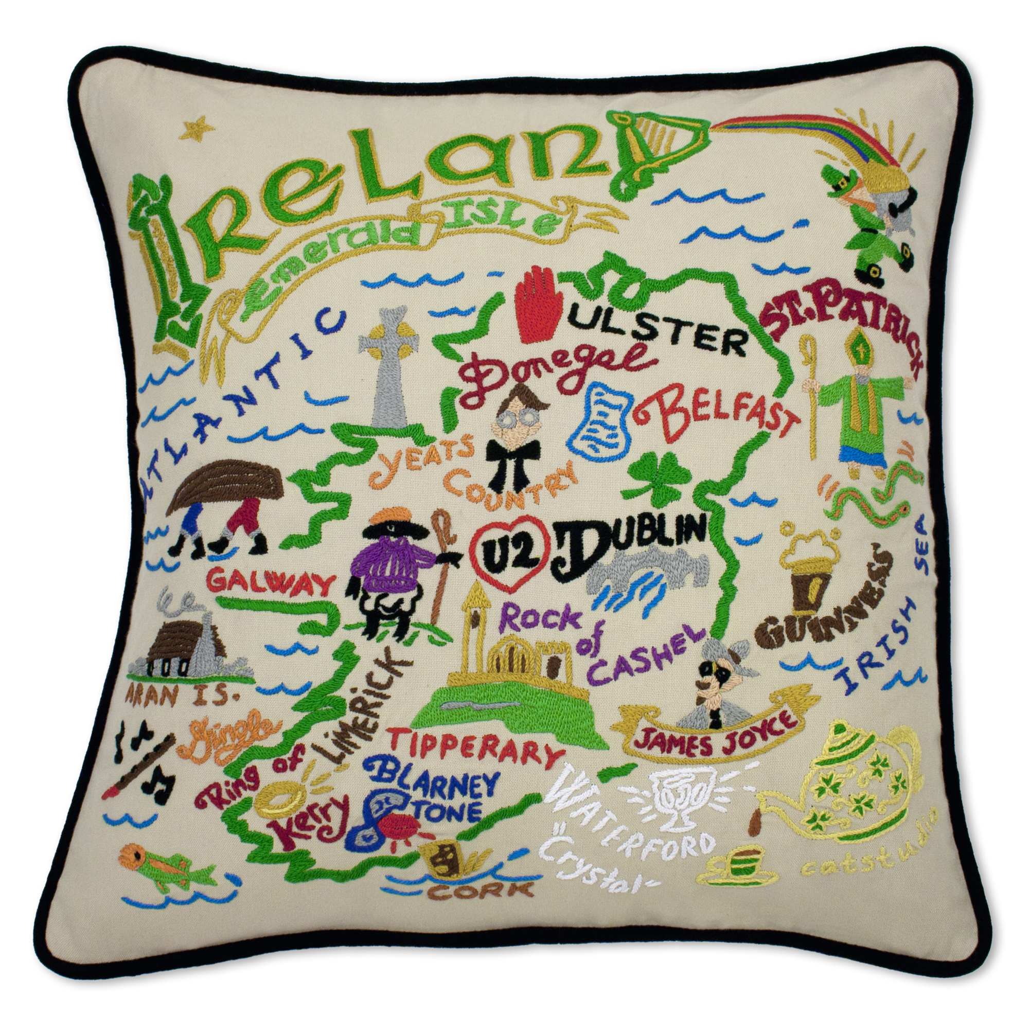 Catstudio Ireland Pillow | 065IR | Borsheims