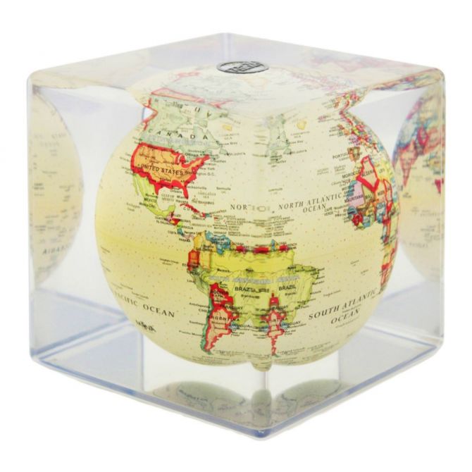 MOVA Antique Beige Globe Cube, 5"