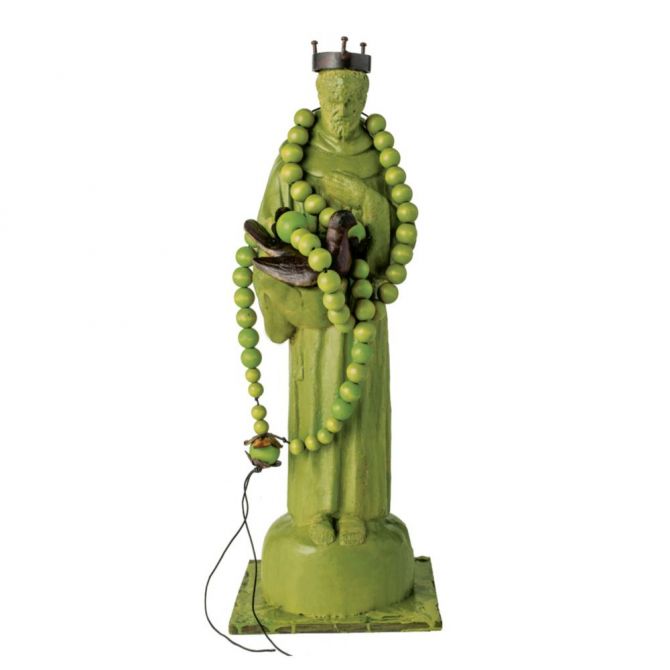 Jan Barboglio San Francisco Figurine with Blessing Beads