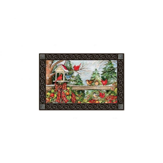 Indoor & Outdoor Winter Gathering MatMate Doormat-18x30