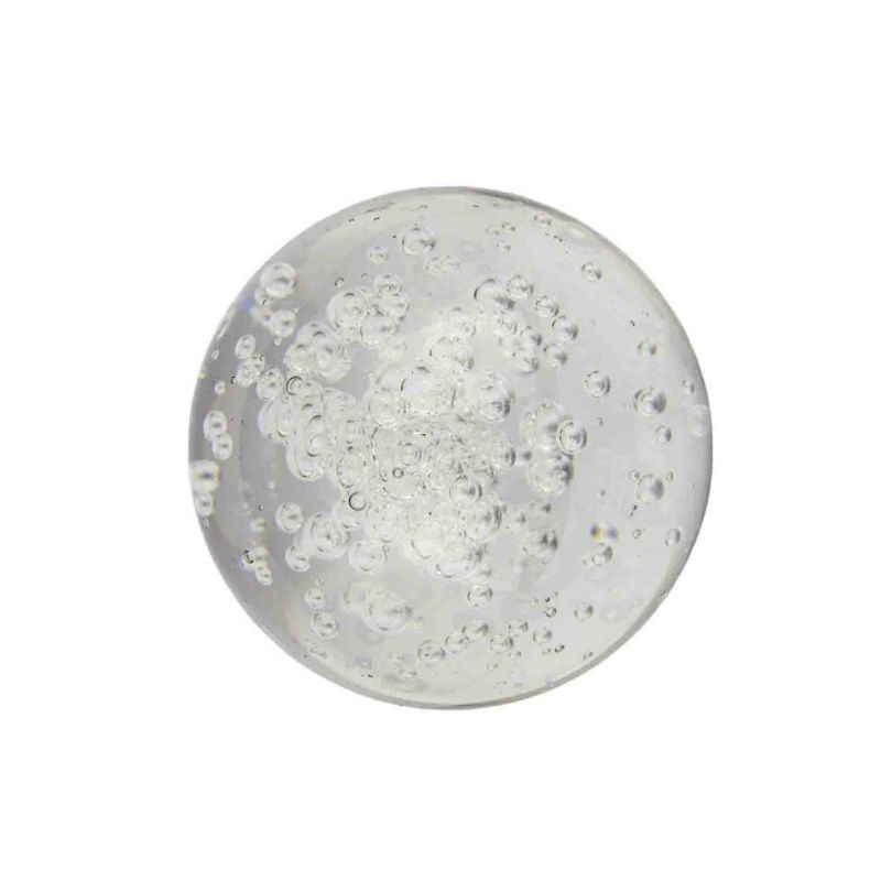 Sagebrook Home Clear Decorative Bubble Glass Orb, Large | 12753-01 ...