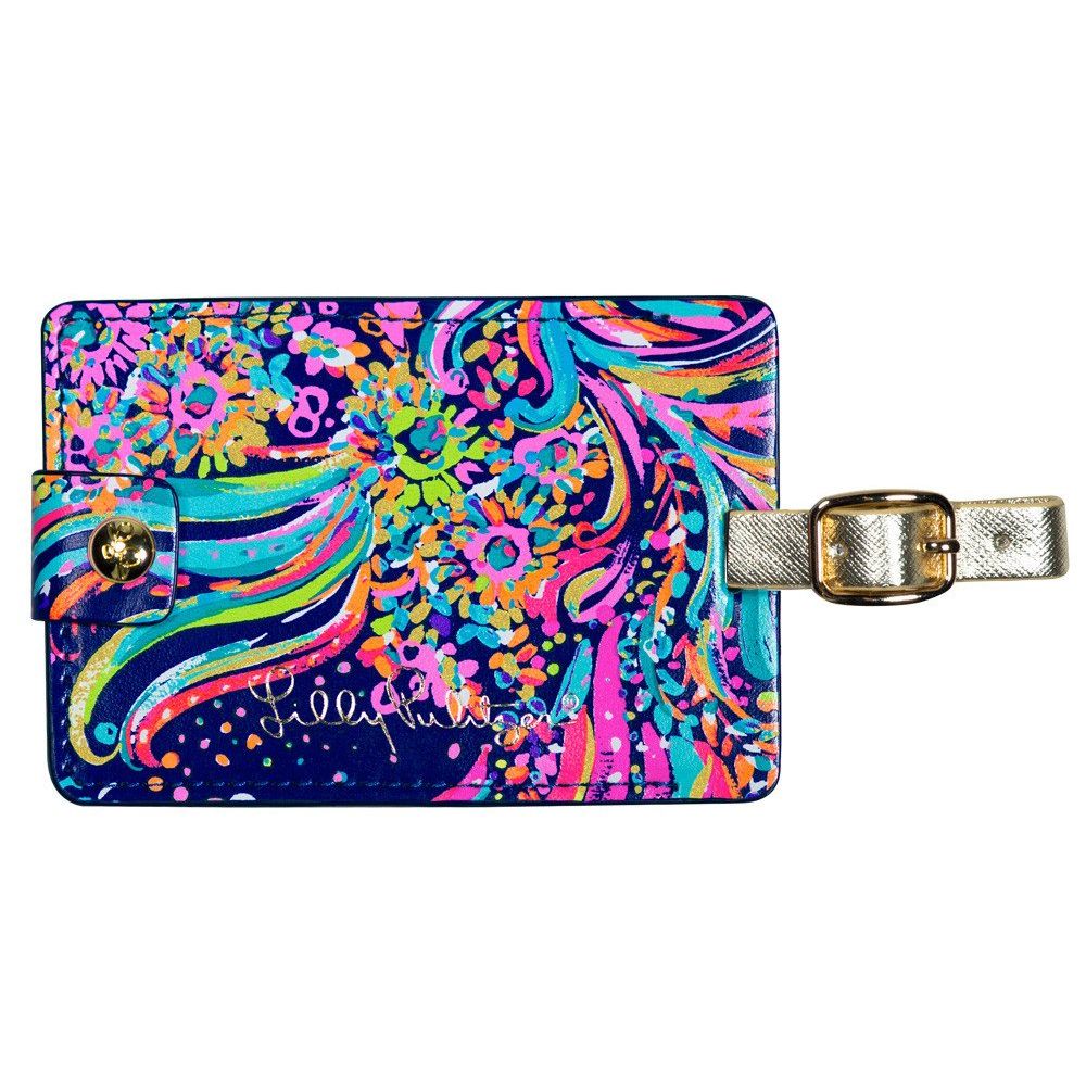 lilly luggage tag