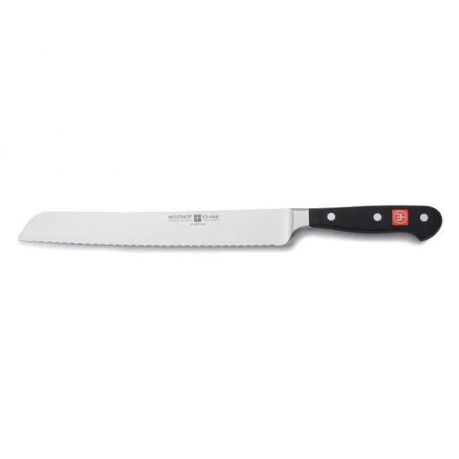 Wusthof Classic Double-Serrated Bread Knife, 9"