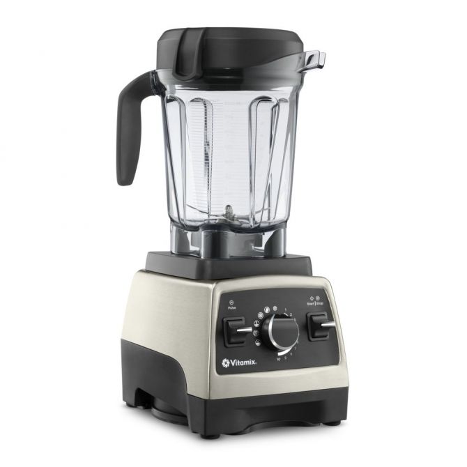 Vitamix Professional Series 750 Brushed Stainless Metal Finish Blender, 64oz, 059326