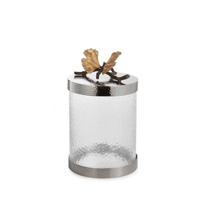 Michael Aram Butterfly Ginkgo Canister, Small