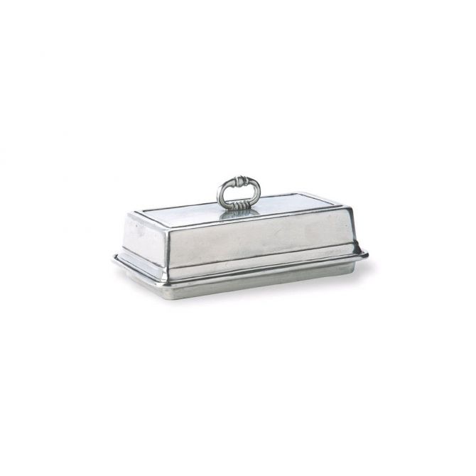 Match Pewter Covered Butter Dish