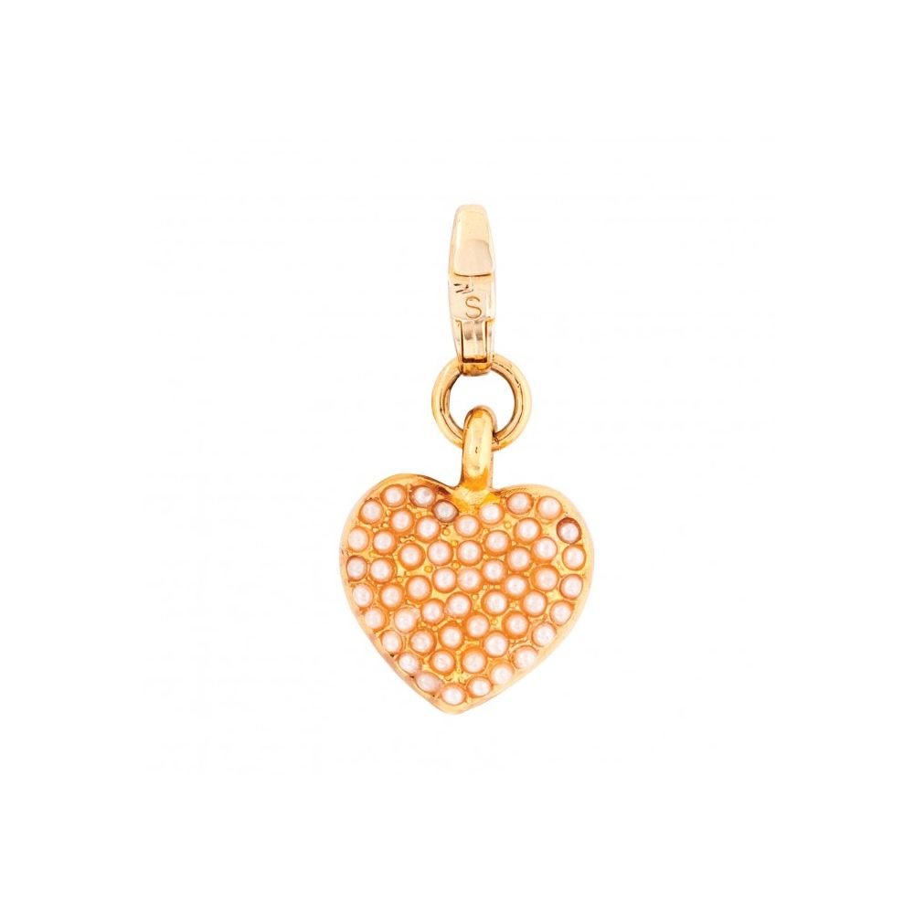 Spartina 449 Pearl Heart Charm | 800186 | Borsheims