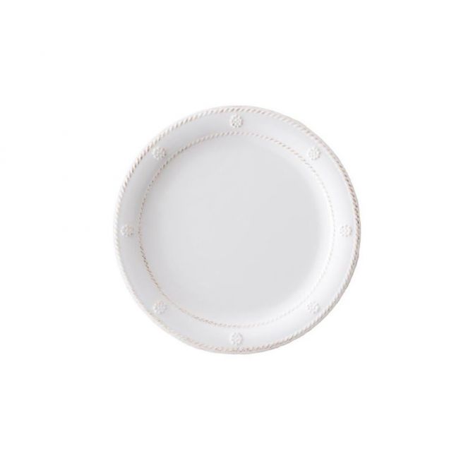 Juliska Al Fresco Berry and Thread Whitewash Melamine Salad/Dessert Plate