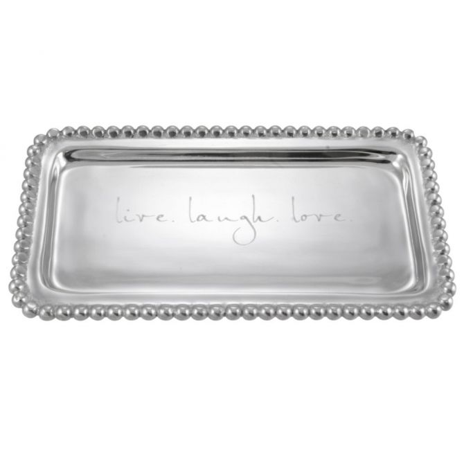 Mariposa Live, Laugh, Love Beaded Statement Tray