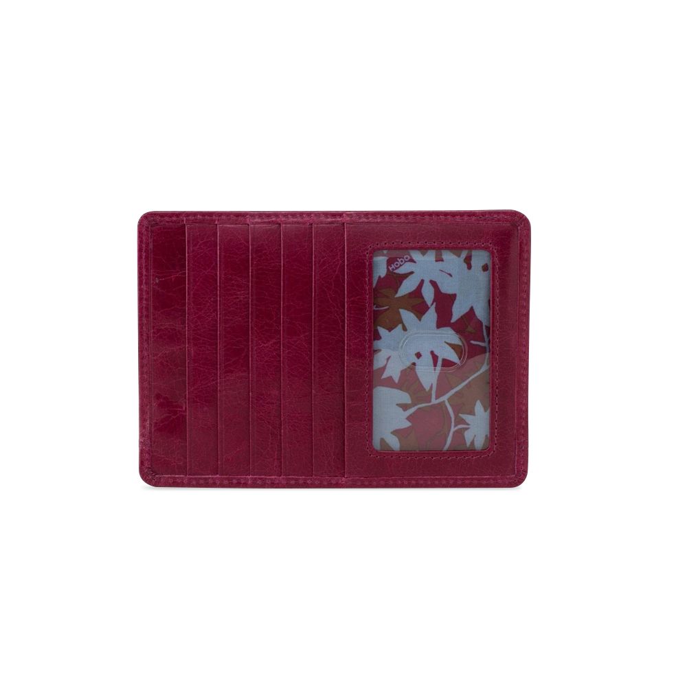 Hobo International Euro Slide Credit Card Wallet, Red Plum | VI ...