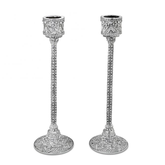 Olivia Riegel White Windsor Candlestick, Medium