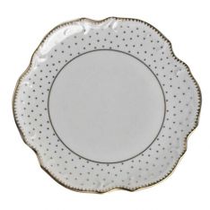 Anna Weatherley Simply Anna Polka Gold Bread & Butter Plate