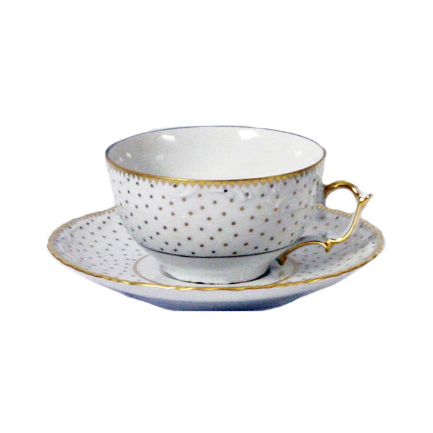 Anna Weatherley Simply Anna Polka Gold Saucer