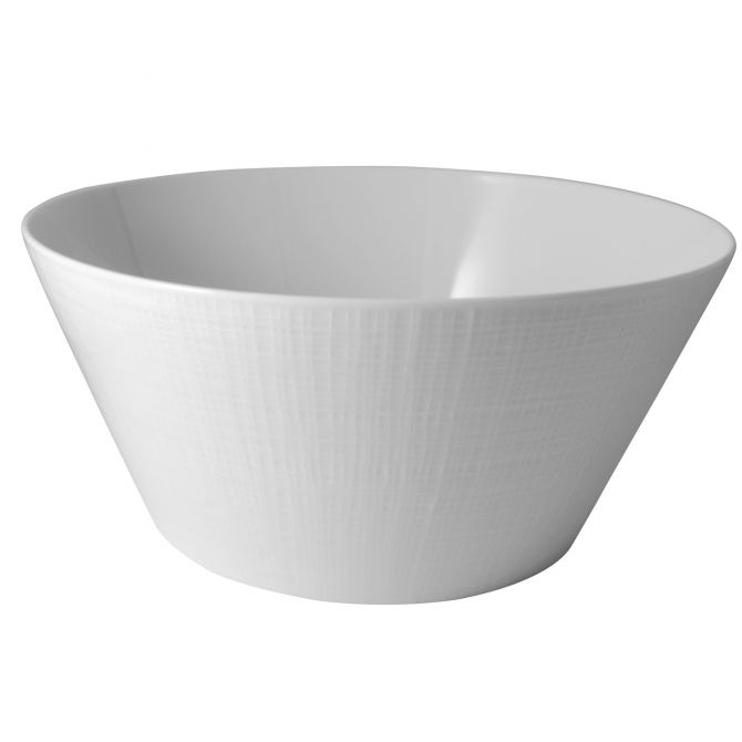 Bernardaud Organza White Salad Bowl, 11"