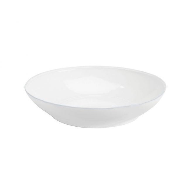 Costa Nova Friso White Salad/Pasta Bowl, 13.25"