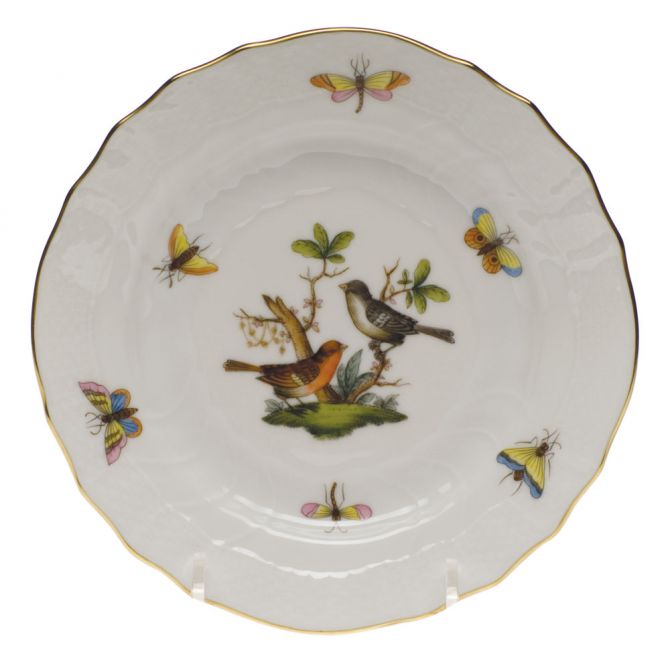 Herend Rothschild Bird Bread & Butter Plate, Motif 5