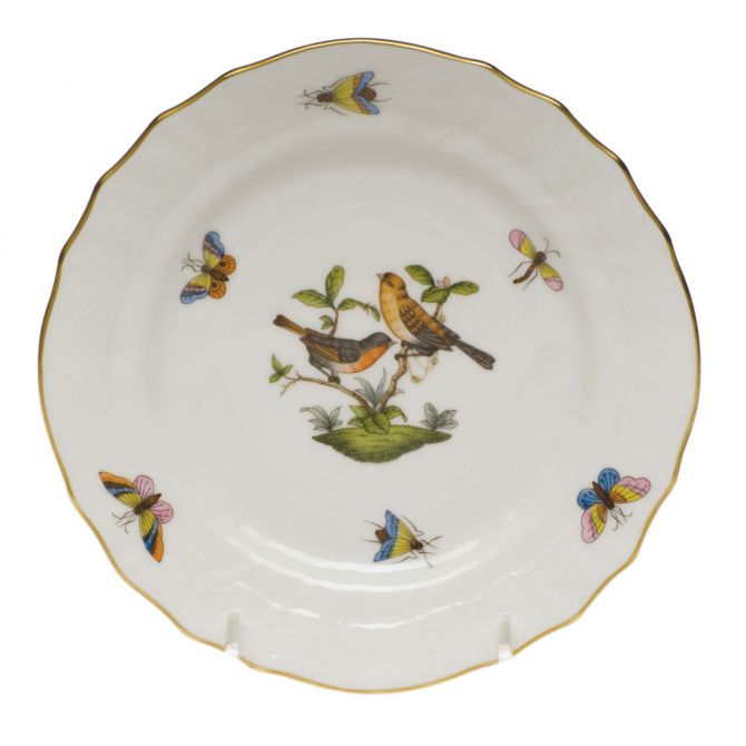 Herend Rothschild Bird Bread & Butter Plate, Motif 9