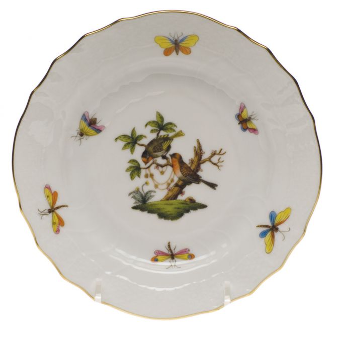 Herend Rothschild Bird Bread & Butter Plate, Motif 10