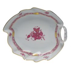 Herend Chinese Bouquet Raspberry Leaf Dish