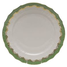 Herend Fish Scale Green Service Plate