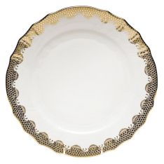 Herend Fish Scale Gold Dinner Plate