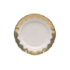Herend Fish Scale Gold Bread & Butter Plate
