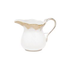 Herend Fish Scale Gold Creamer