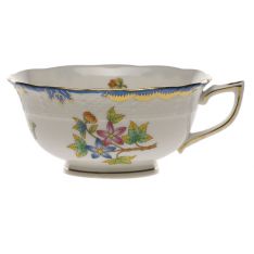 Herend Queen Victoria Blue Border Tea Cup