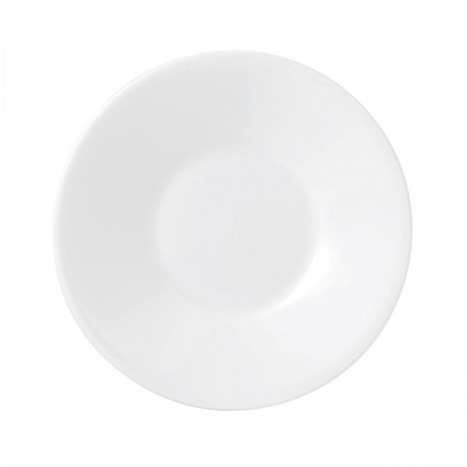 Jasper Conran Wedgwood White Bone China Espresso Saucer