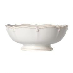 Juliska Berry and Thread Whitewash Footed Fruit Bowl, 11"