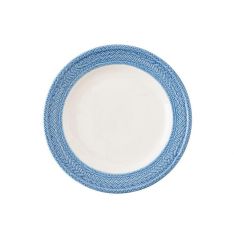 Juliska Le Panier Whitewash & Delft Dinner Plate