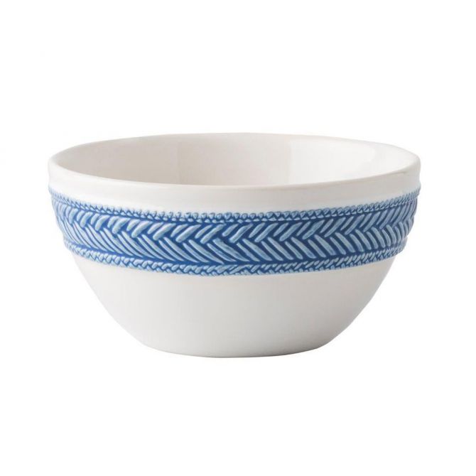 Juliska Le Panier Whitewash & Delft Cereal/Ice Cream Bowl