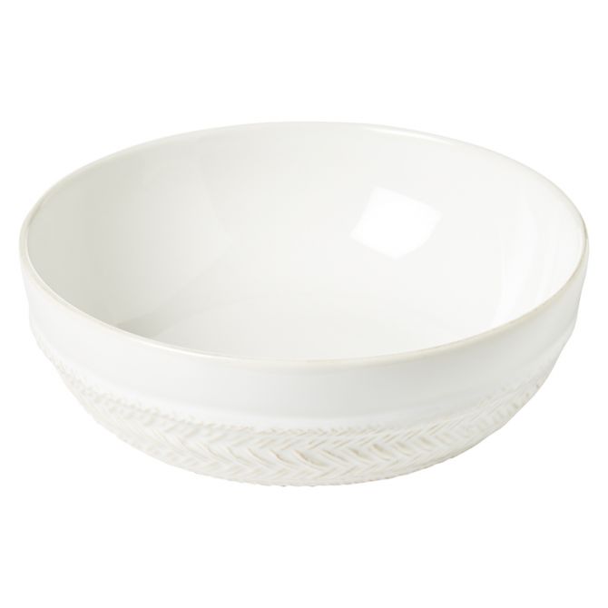 Juliska Le Panier Whitewash Pasta/Soup Bowl