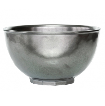 Juliska Pewter Stoneware Round Cereal/Ice Cream Bowl