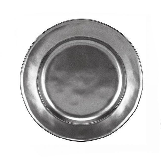 Juliska Pewter Stoneware Salad/Dessert Plate