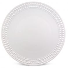 L'Objet Perlee White Dinner Plate