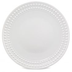 L'Objet Perlee White Dessert Plate
