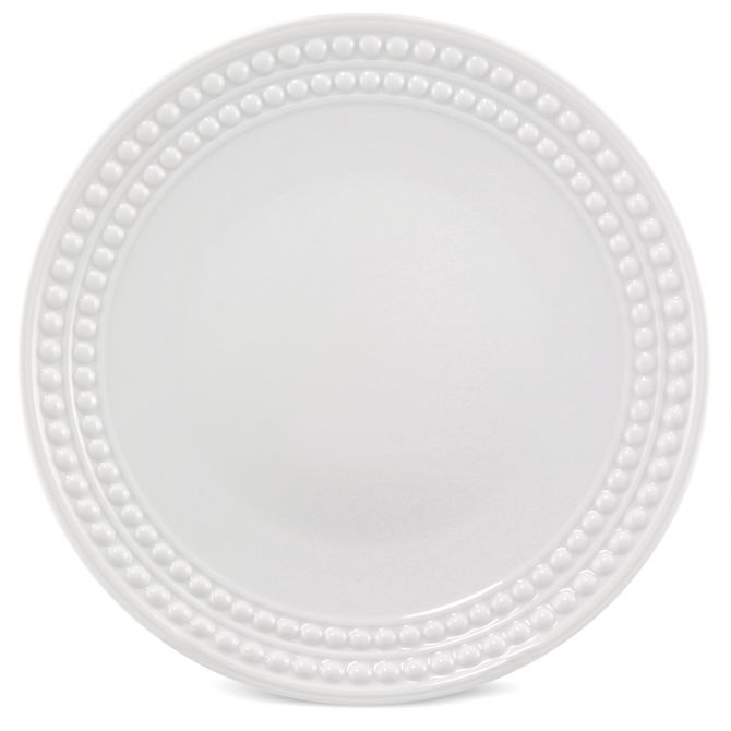 L'Objet Perlee White Dessert Plate