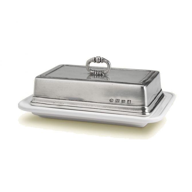 Match Pewter Convivio Double Butter Dish