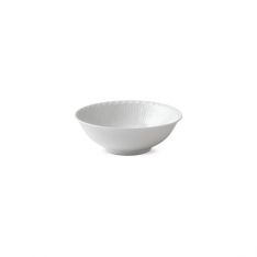 Royal Copenhagen White Fluted Half Lace Cereal Bowl