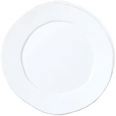 Vietri Lastra White Round Platter